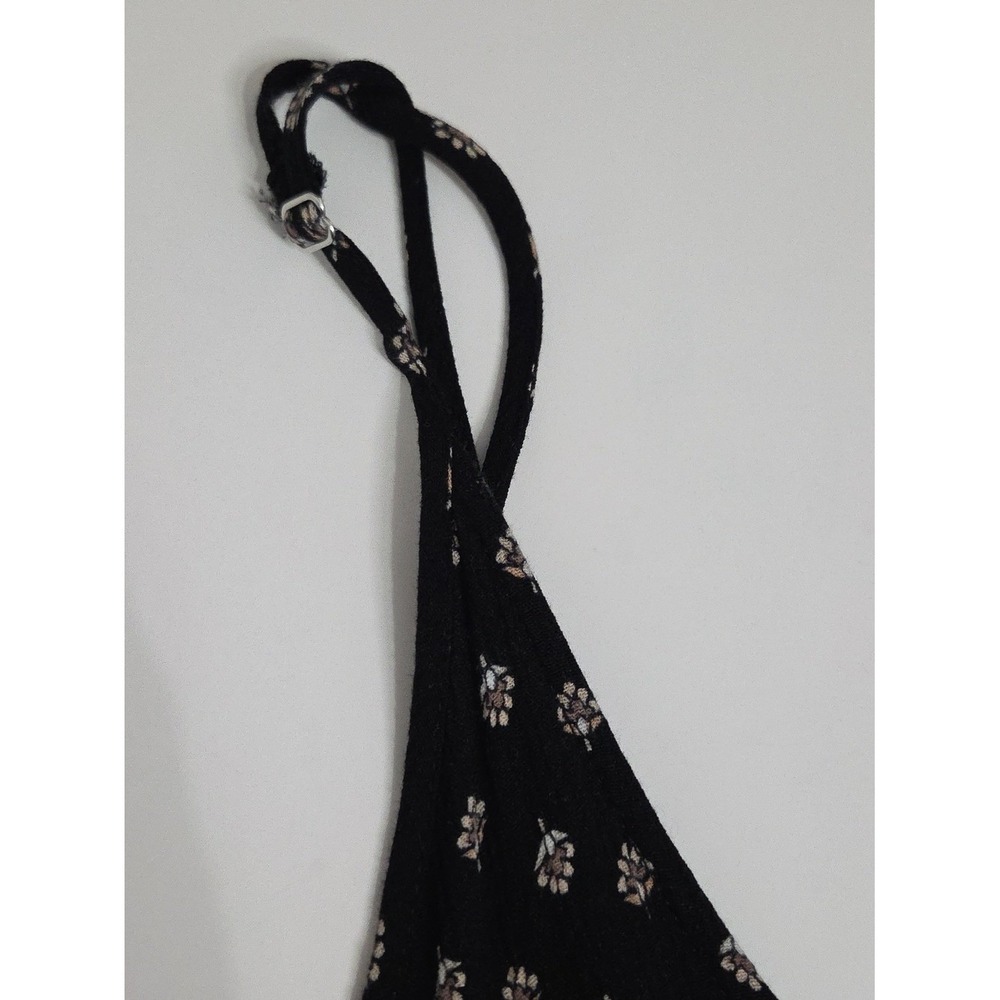 Lulus Yours Tule Black Floral Print Maxi Dress S/M- see disclaimer for damage - Picture 10 of 11